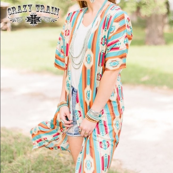 Crazy Train El Dorado Kimono - Picture 2 of 6